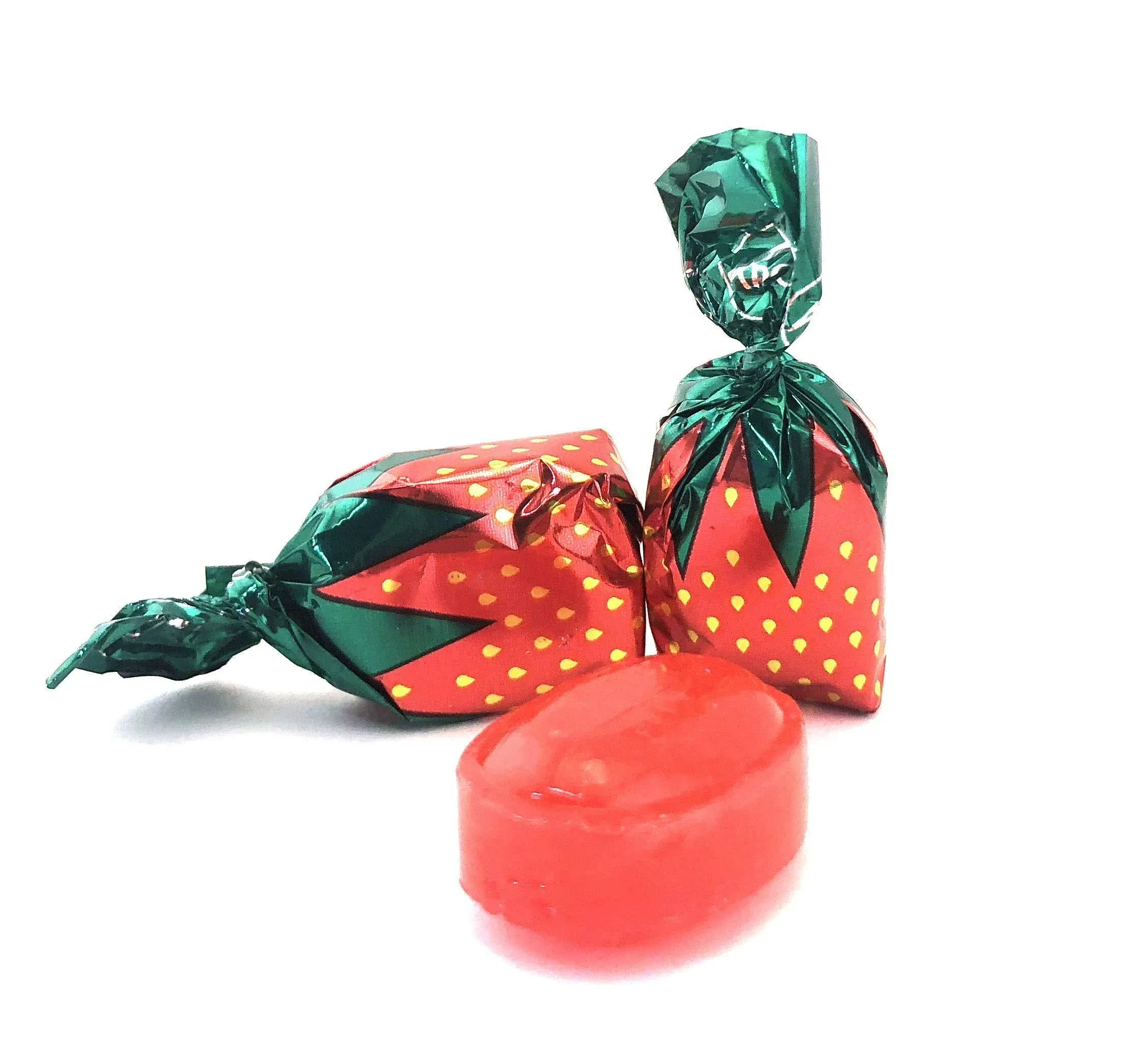 Strawberry Bon Bons by Cambie | 2 lbs of Strawberry Filled Hard Candy | Individually Wrapped Bon Bons | Deliciously Sweet Candy from Argentina (2 lb)