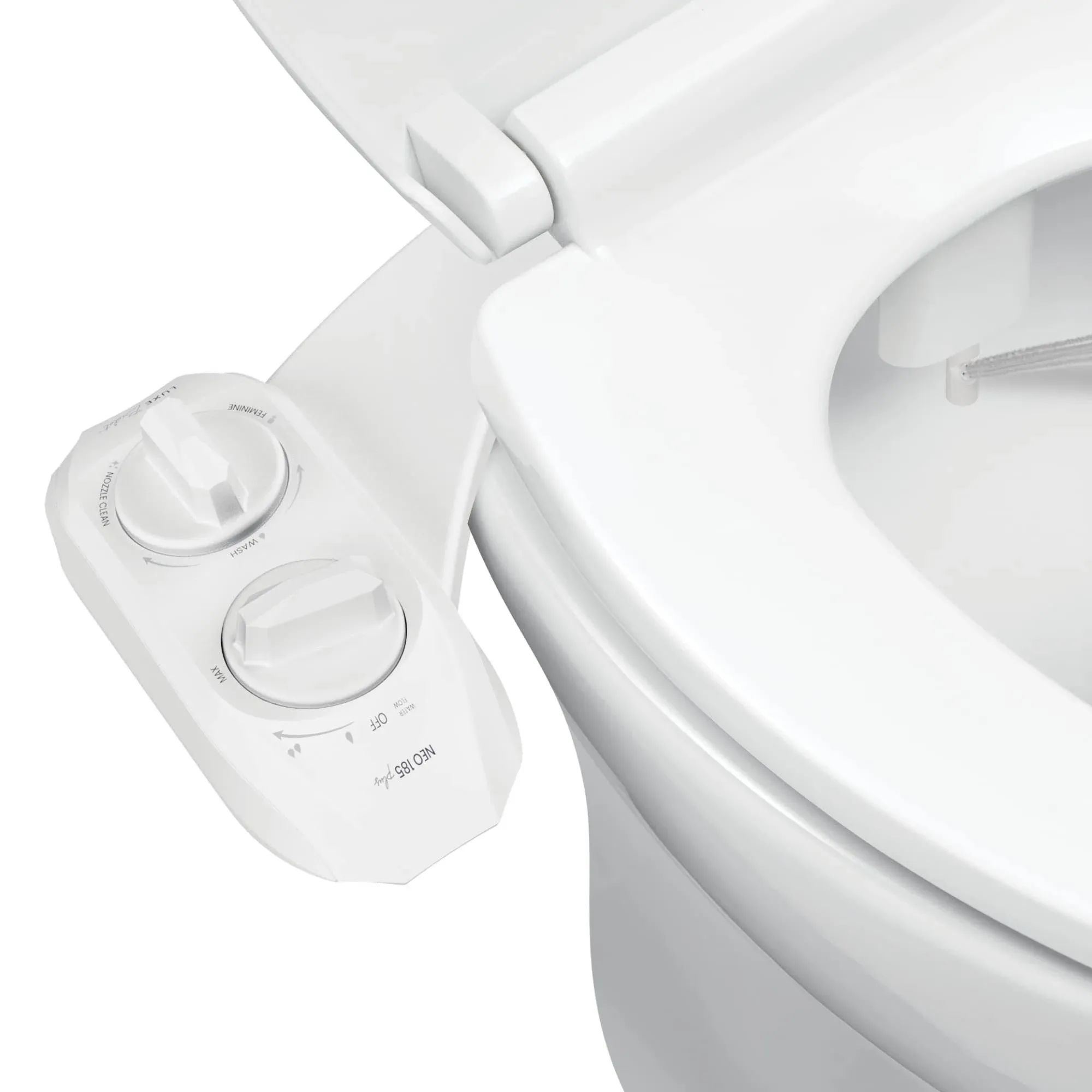 LUXE Bidet NEO 185 Plus – Next-Generation Bidet Toilet Seat Attachment With ...