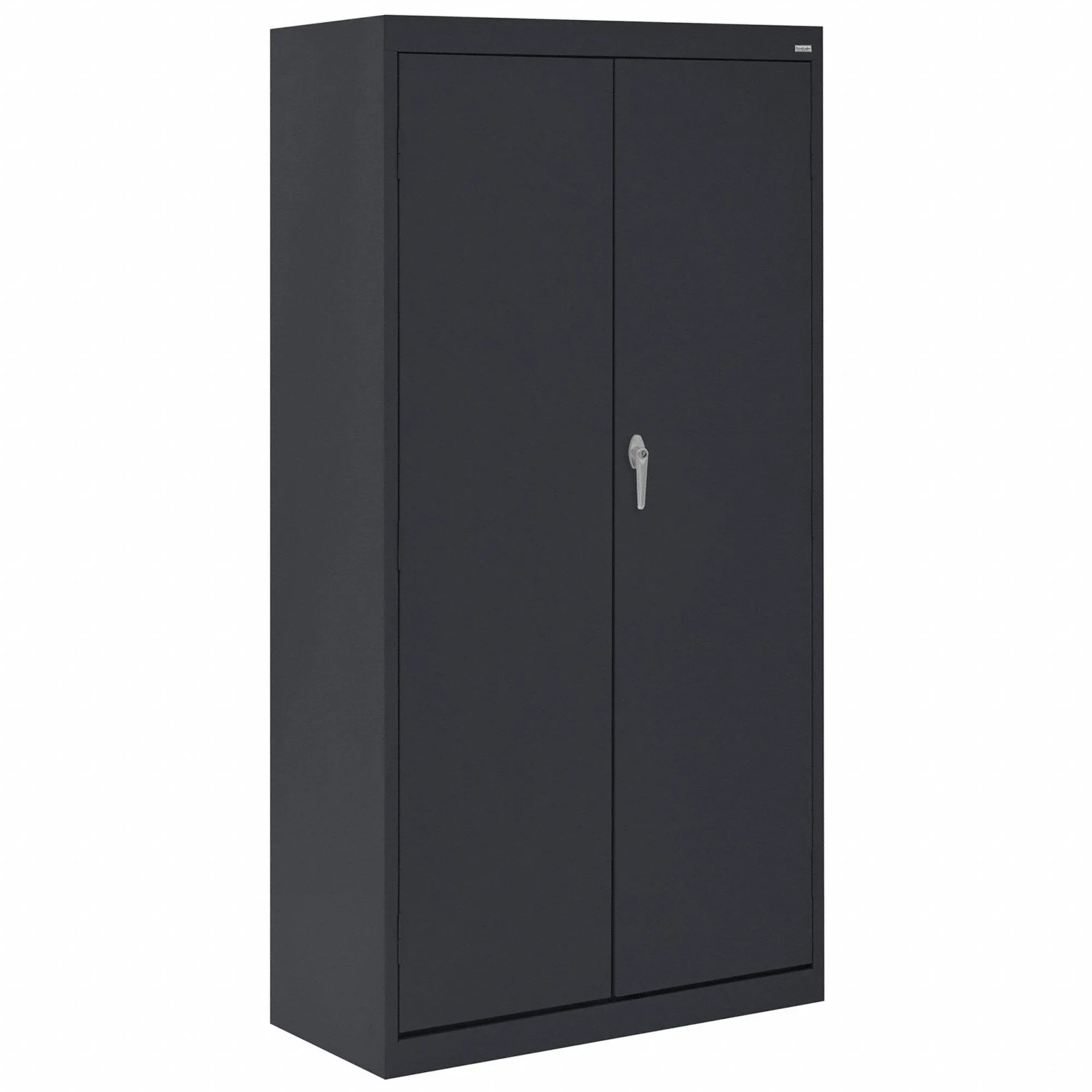 Sandusky Commercial Storage Cabinet, Black, 72" H x 30" W x 18" D, Assembled