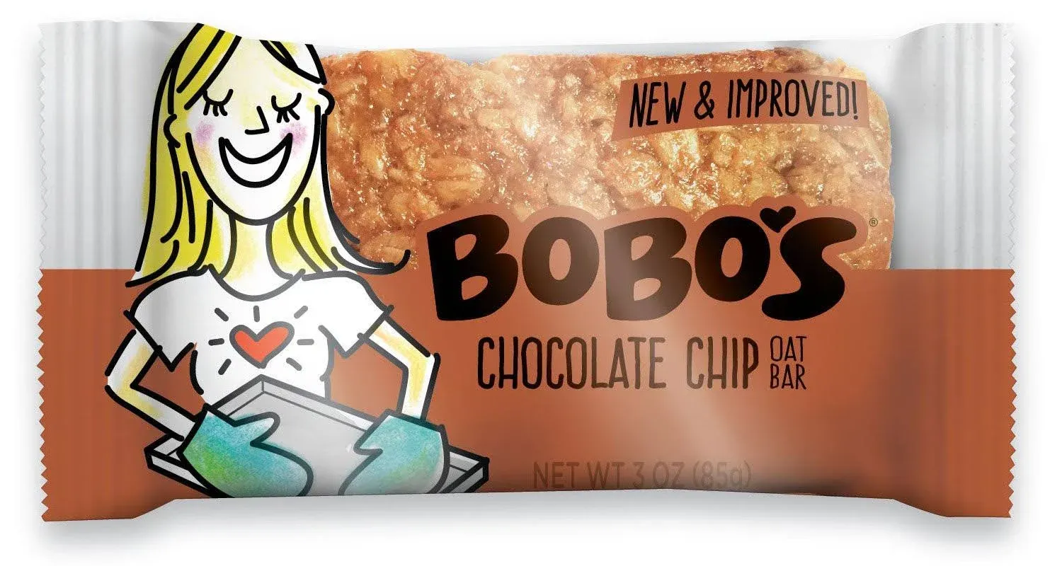 Bobo's Oat Bar, Chocolate Chip - 12 pack, 3 oz oat bars