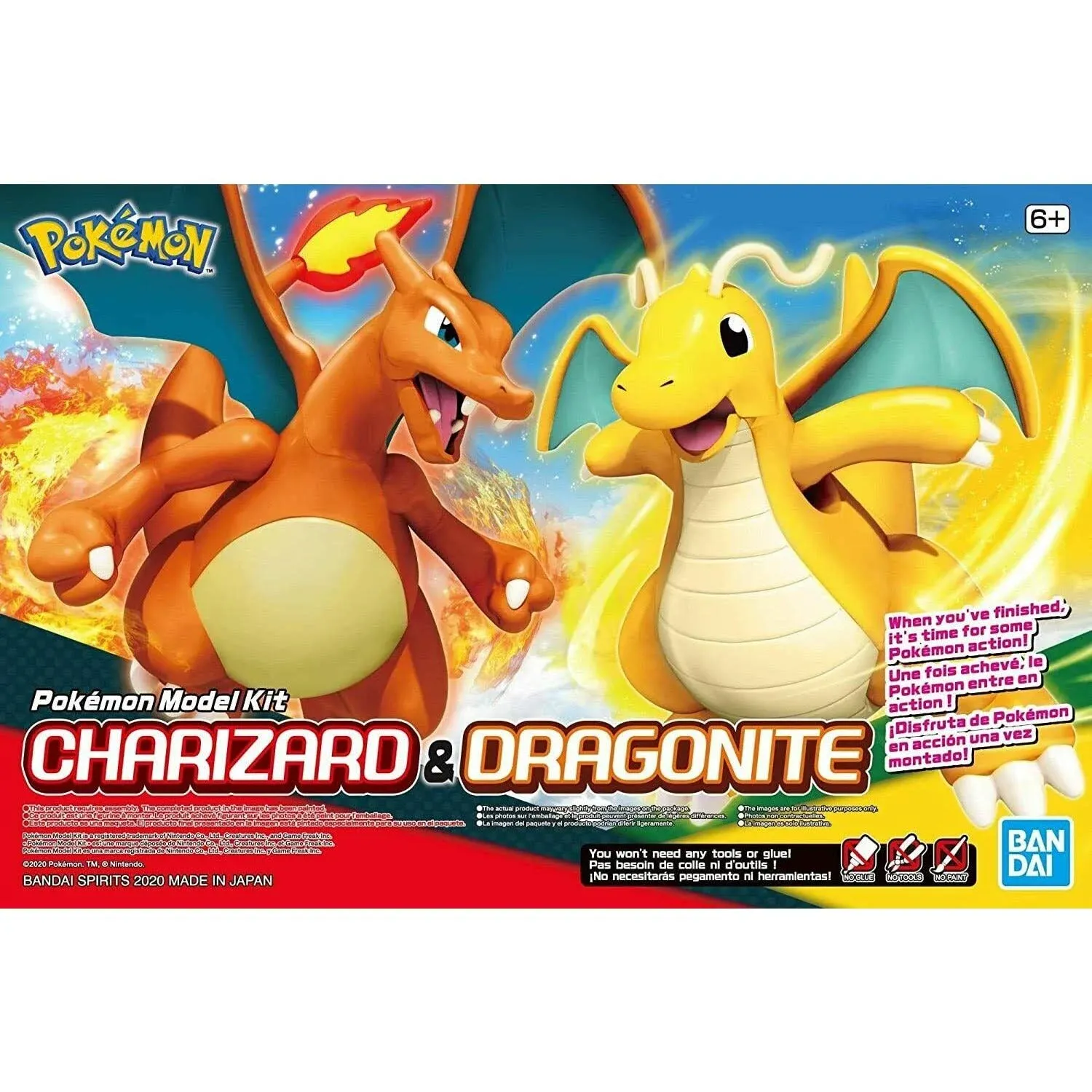 Pokemon - Model Kit Charizard & Dragonite