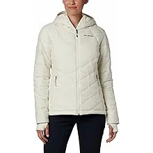 Columbia Women ' S Heavenly Hooded Jacket - Chalk