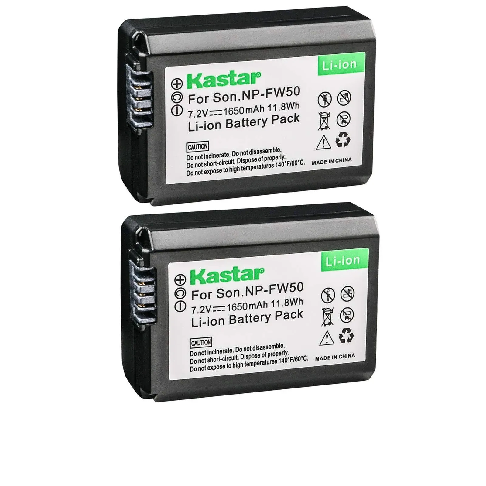 Kastar Battery Dual Charger for Sanyo DB-L80 &amp; DSC-X1200 DSC-X1200K DSC-X1200R