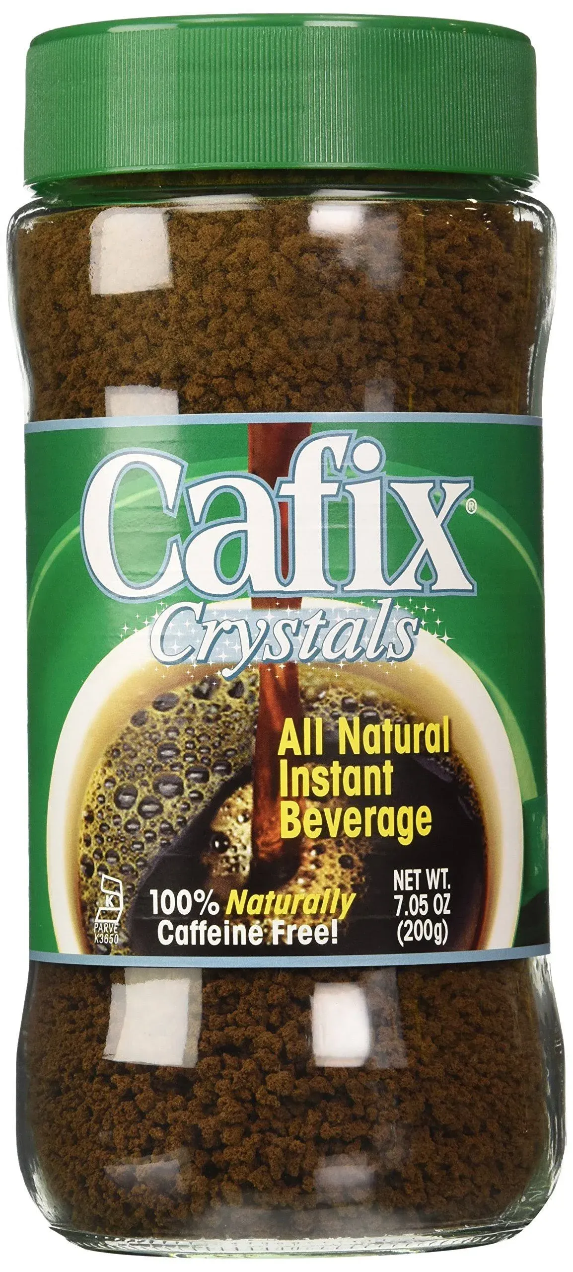 Cafix Coffee SUBSTITUTE Crystals Jar 7.05 Ounces