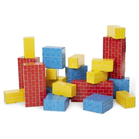 Melissa & Doug 24-Piece Jumbo Cardboard Blocks