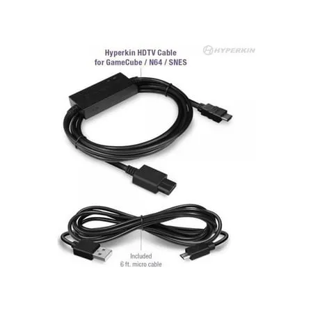 Hyperkin 3-in-1 HDTV Cable for GameCube/N64/Super NES