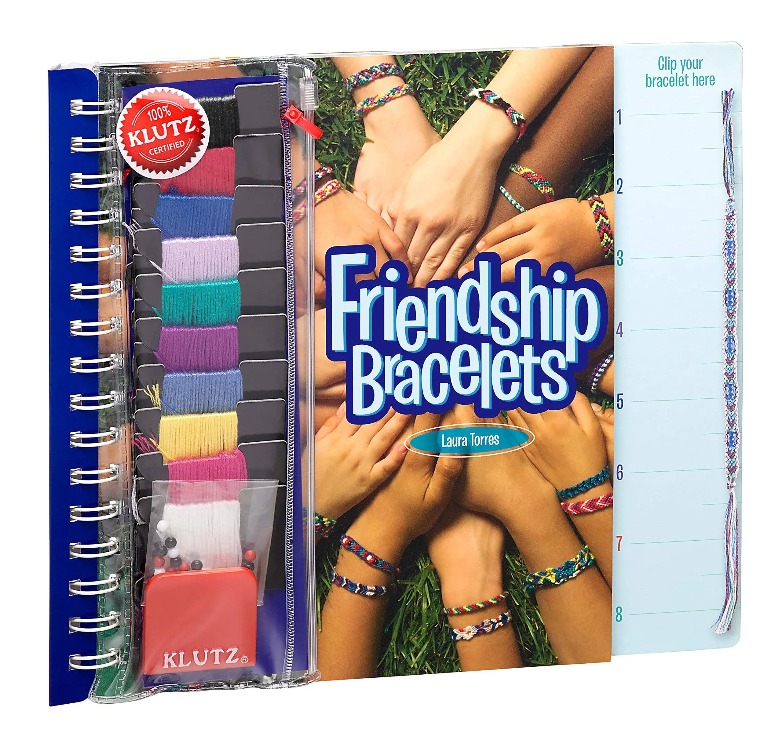 Klutz K535 Friendship Bracelets Kit Book And Materials To Make Bracelets NEW