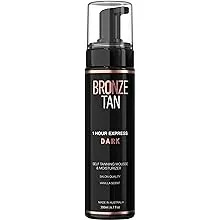 Bronze Tan Self Tanner Mousse Dark Self Tan Foam | Sunless Tanner for all Skin Tones | Salon Quality Fake Tan Vanilla Scented Best Sellers (200 ml/ 6.7 oz)Bronze Tan Self Tanner Mousse Dark Self Tan Foam…