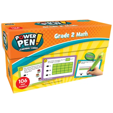 Power Pen® Learning Cards - Math Grade 2