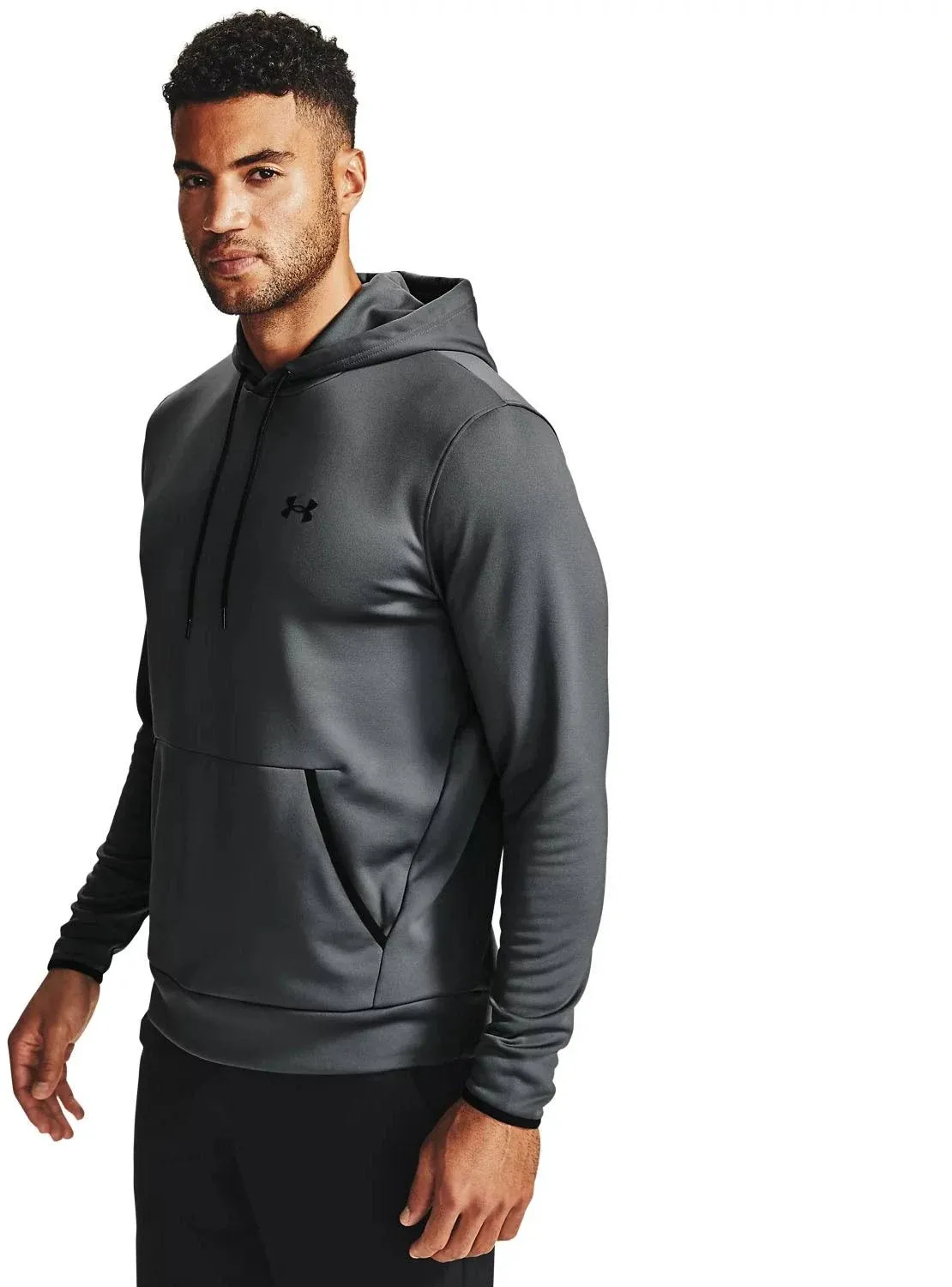 Under Armour Men&#039;s Pitch Grey Armour Fleece Hoodie- Our Price: $39.95