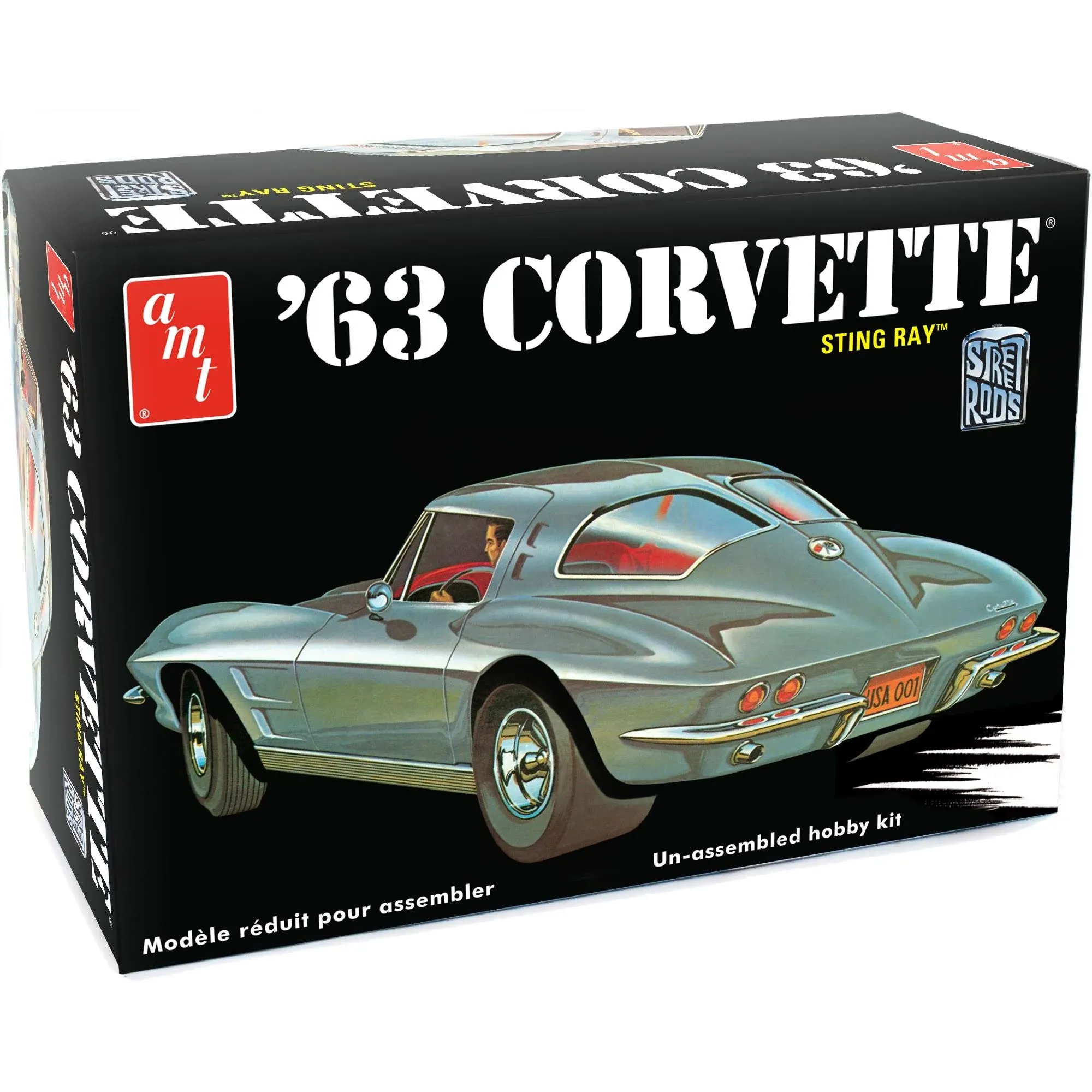 AMT 1/25 1963 Chevy Corvette Model Kit