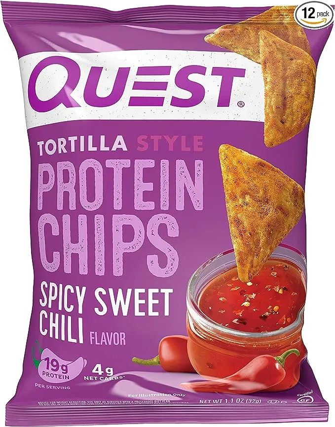 Quest Spicy Sweet Chili Tortilla Style Protein Chips