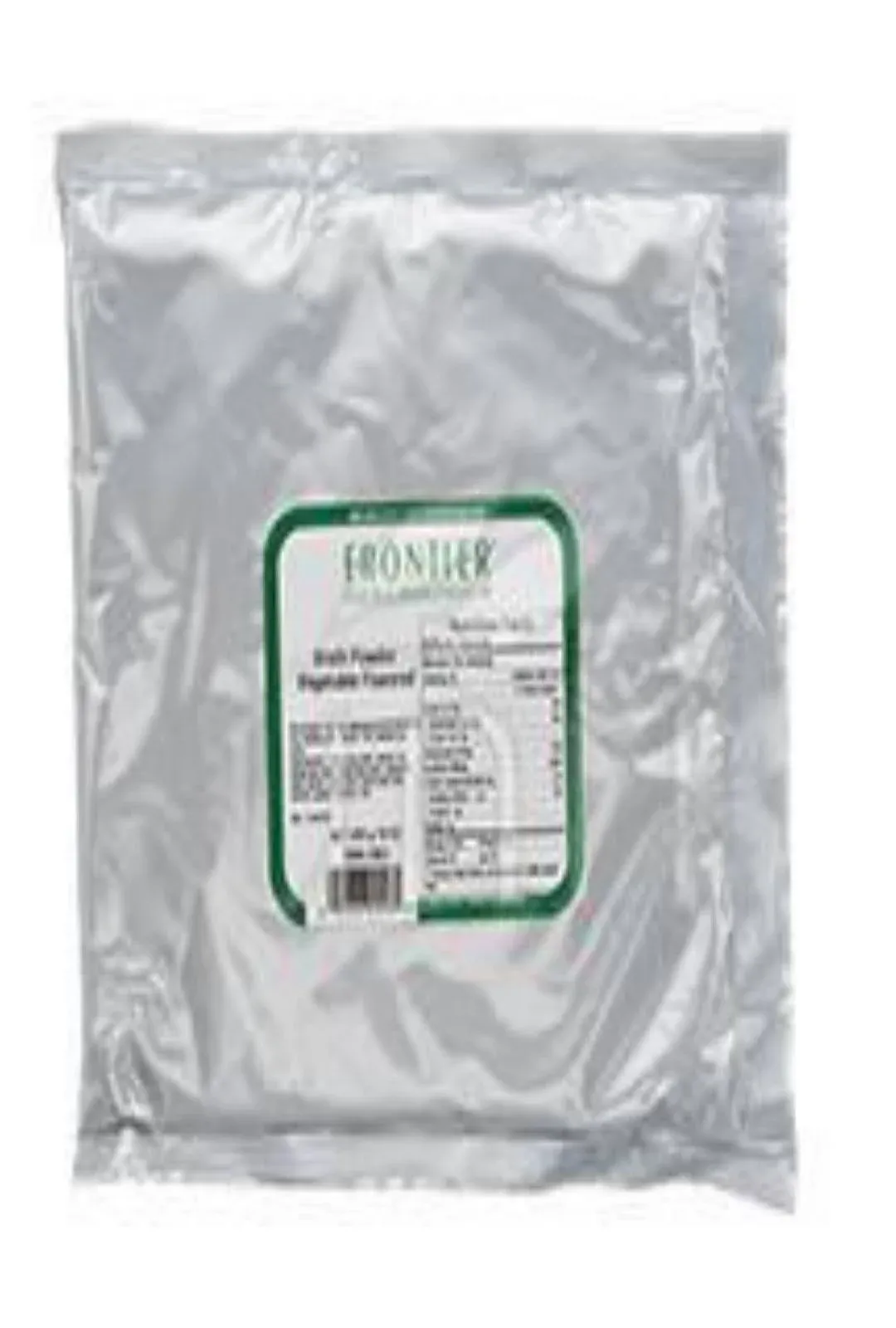 Frontier Herb Broth Powder - Vegetable Flavored - Bulk - 1 lb