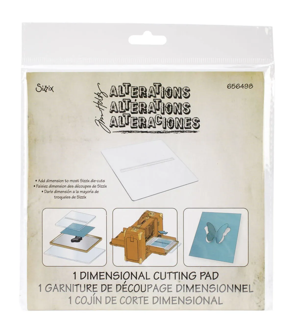 Sizzix BIGkick/Big Shot/Vagabond Cutting Pad by Tim Holtz-6"X6"