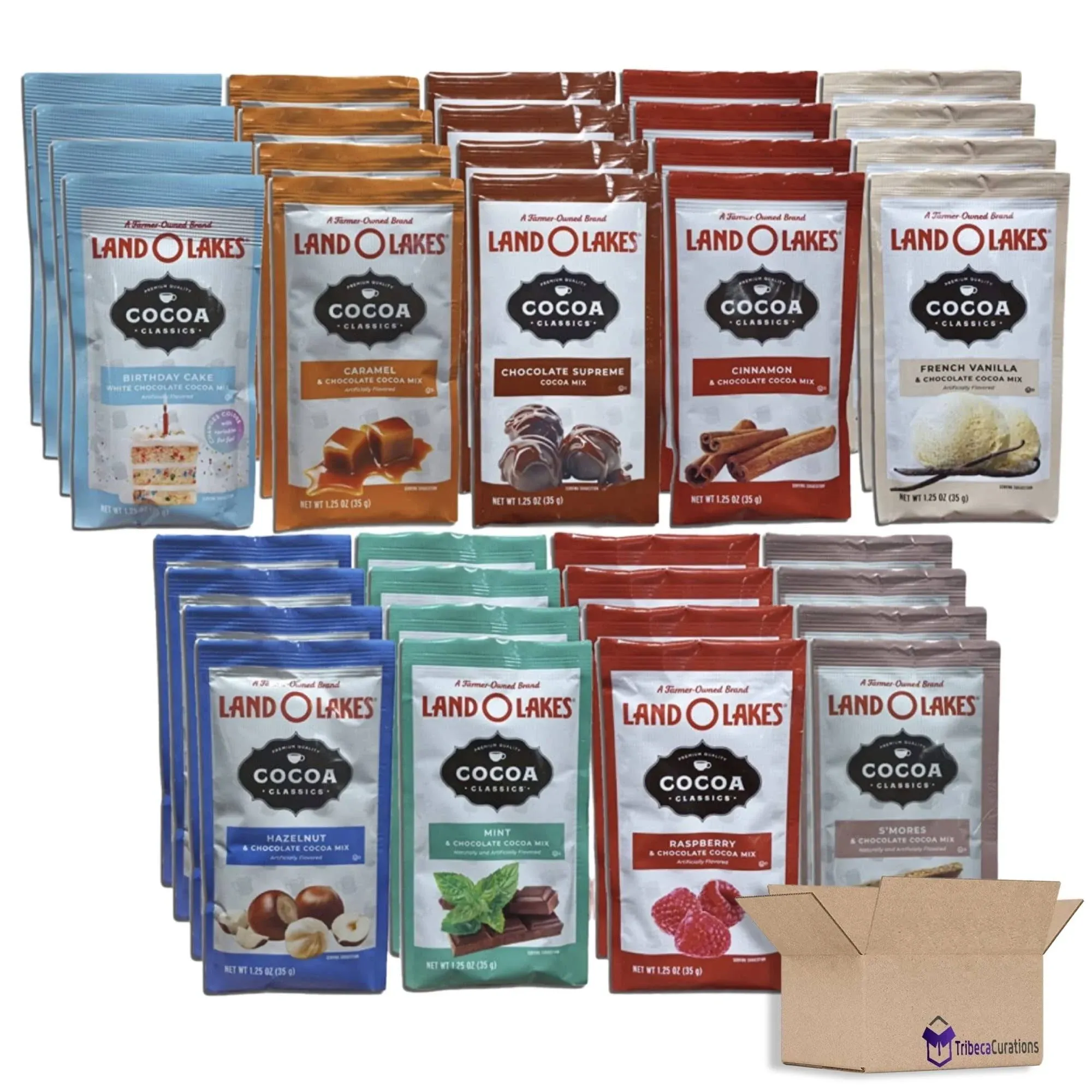 Tribeca Curations | Ultimate Hot Cocoa Mix Variety Pack | 1.25 Oz Packets | 9