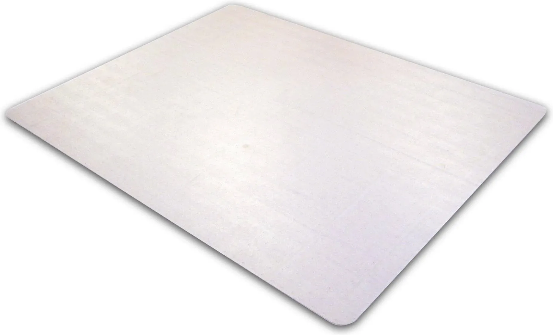 Floortex Polycarbonate Chair Mat 47" x 35" for Low/Medium Pile Carpets, Clear