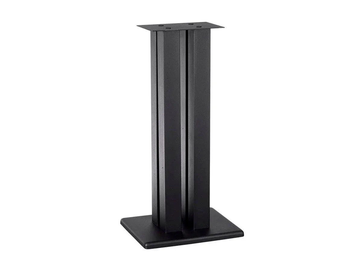 Monolith 24 inch Speaker Stand Each - Black | Supports 75 lbs, - Black