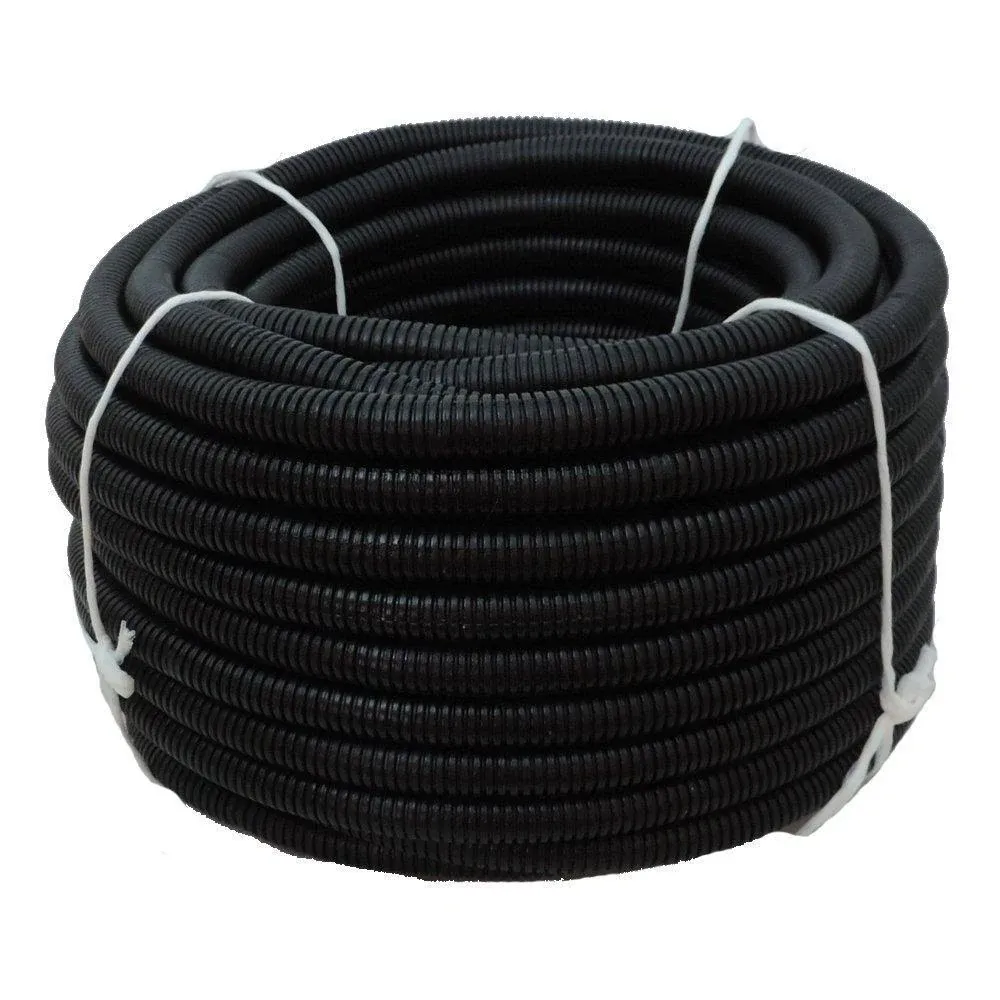 HYDROMAXX 100-ft x 1.5-in LDPE Black Non-Split Tubing Wire Loom