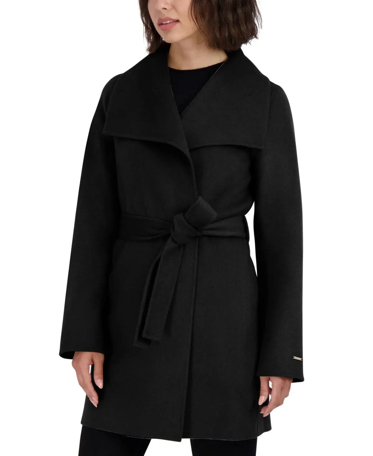 Tahari Women's Wool Wrap Coat