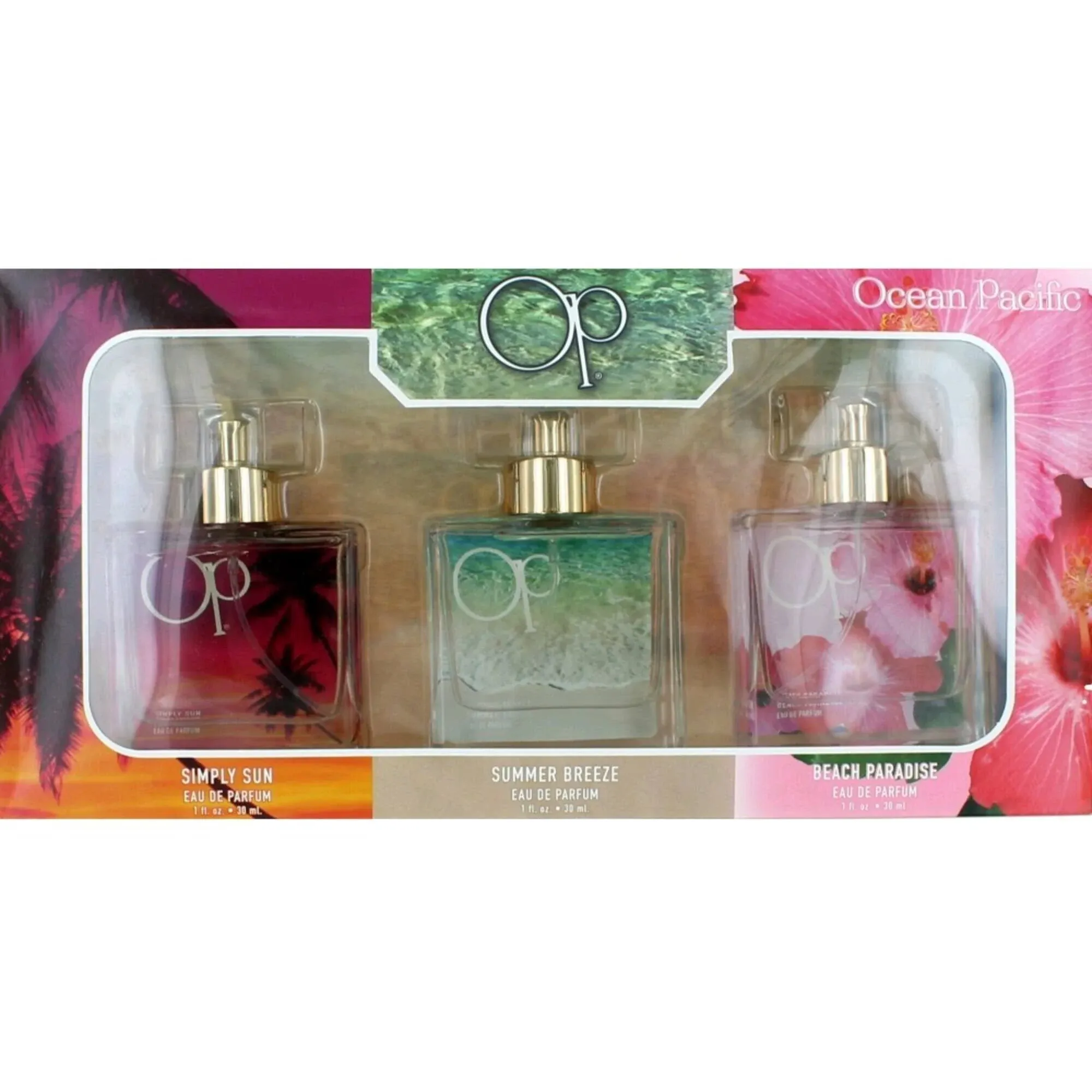 Ocean Pacific 3 Piece Fragrance Gift Collection for Women