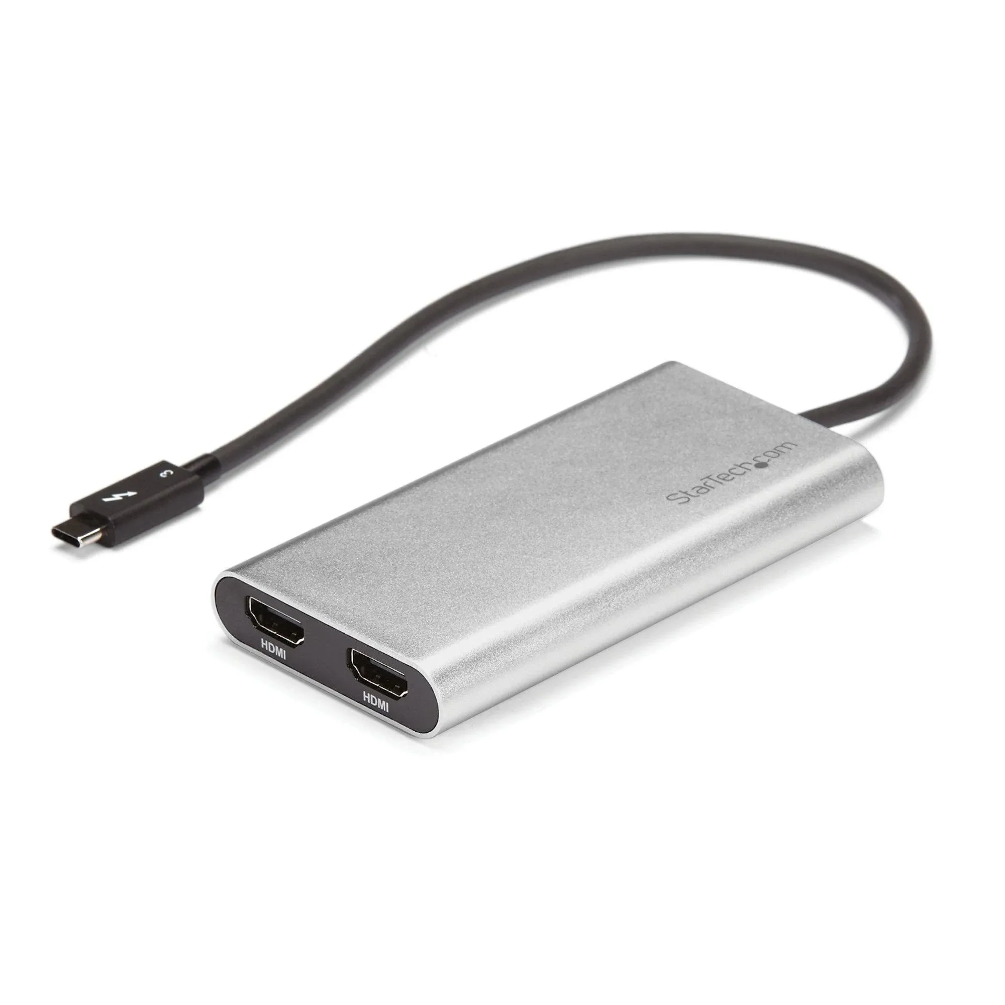 StarTech.com Thunderbolt 3 to Dual HDMI 2.0 Adapter - 4K 60Hz Thunderbolt 3 Cert