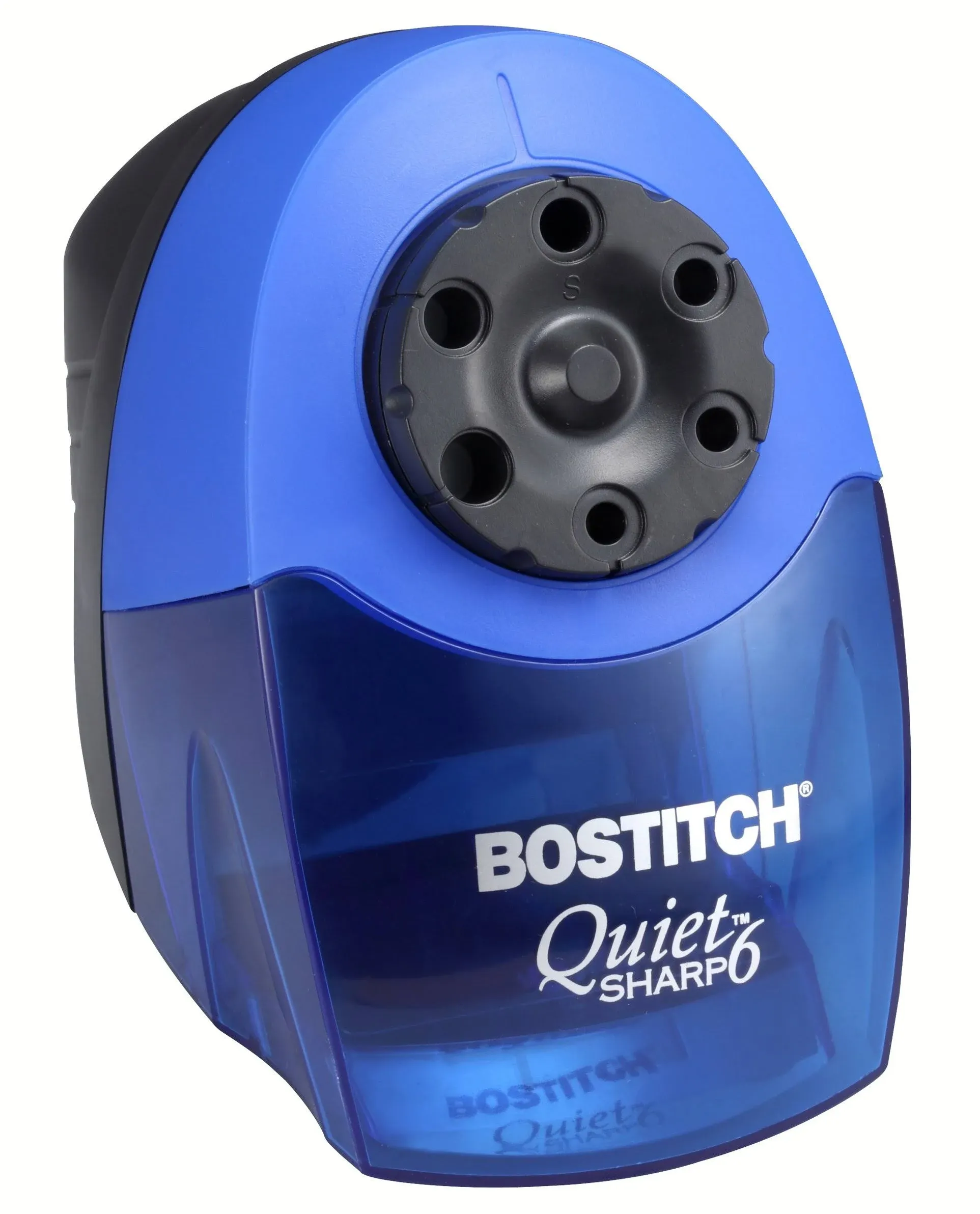 Bostitch QuietSharp 6 Classroom Electric Pencil Sharpener Blue