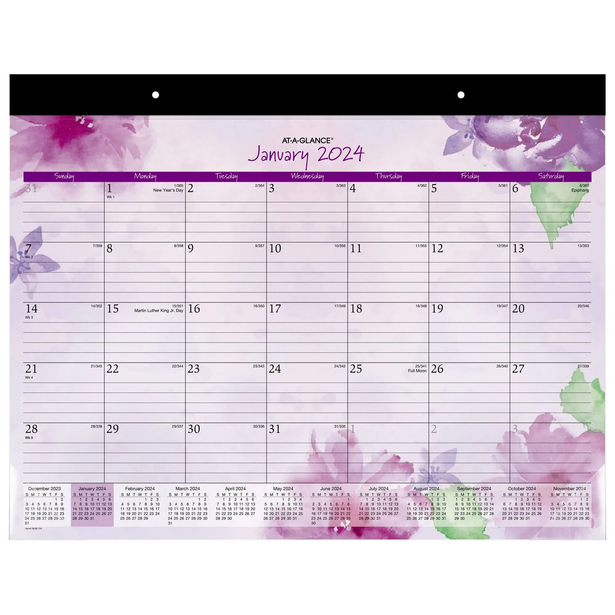 AT-A-GLANCE Beautiful Day Desk Pad Calendar