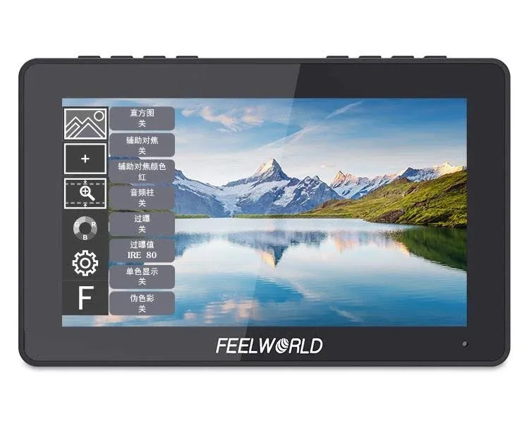 FEELWORLD F5 Prox 5.5 Inch 1600nit High Bright Dslr Camera Field Monitor f970 Install And Power Kit