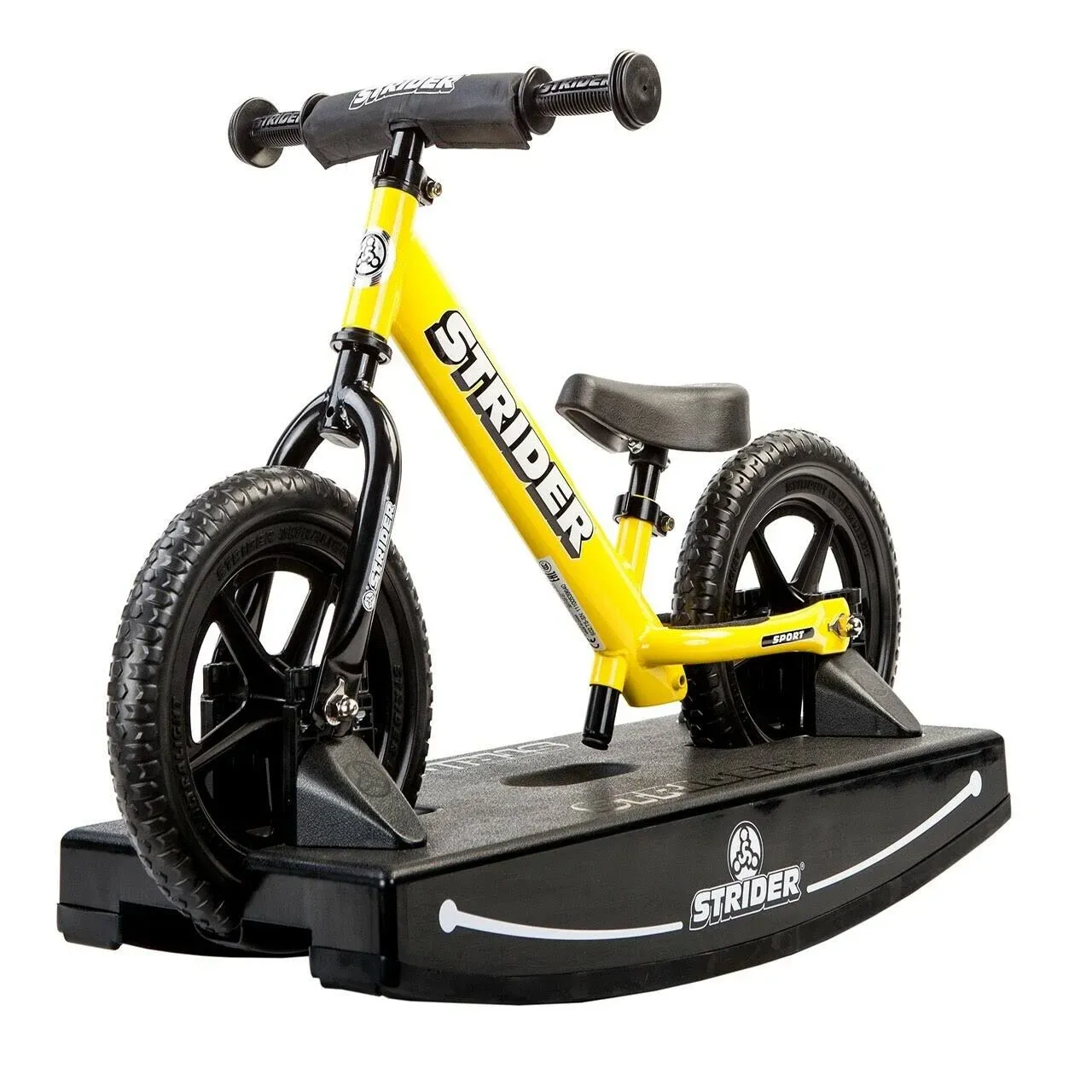 Strider 12 Sport Baby Bundle Balance Bike Yellow