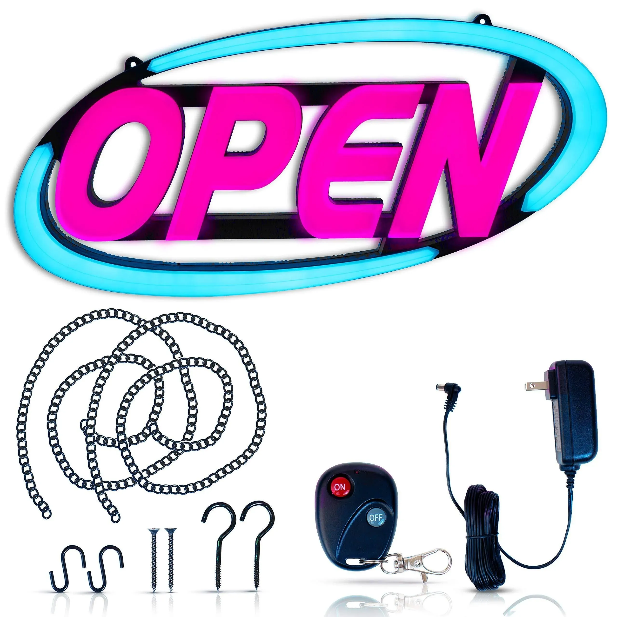 GLI Led Open Sign for Business – Stand Out with 64 Super-Bright Color Combos ...