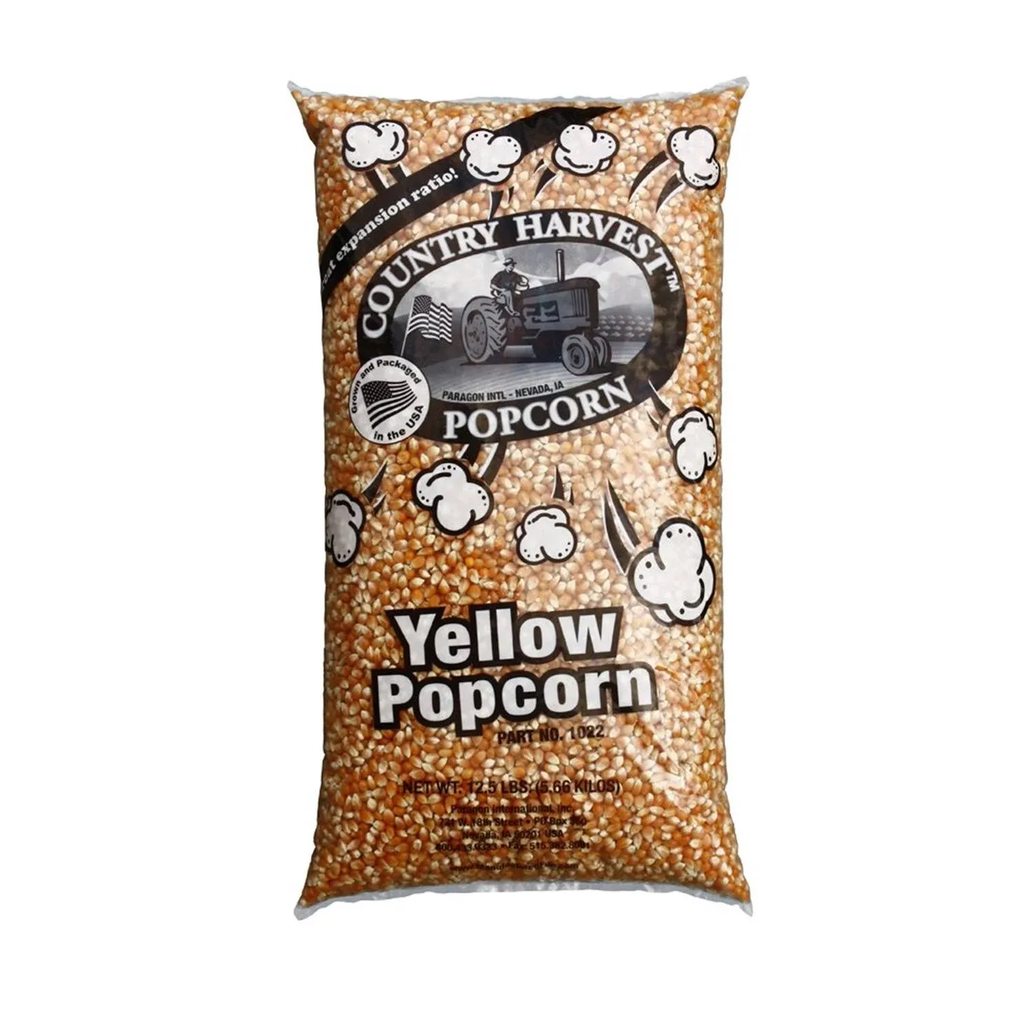 Paragon 1022 Country Harvest Bulk Yellow Popcorn 12.5 lbs.