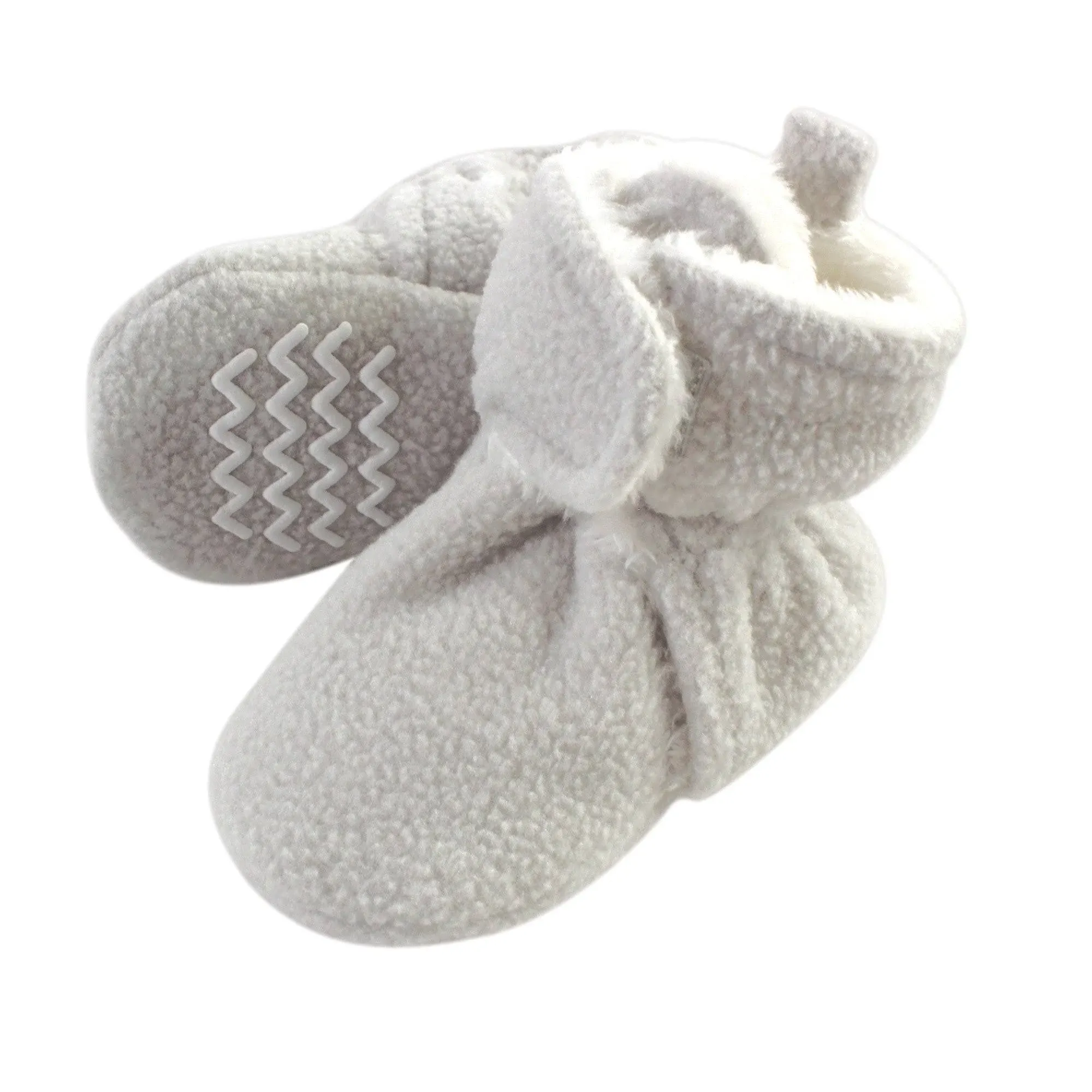 Hudson Baby Unisex Cozy Fleece and Sherpa Booties