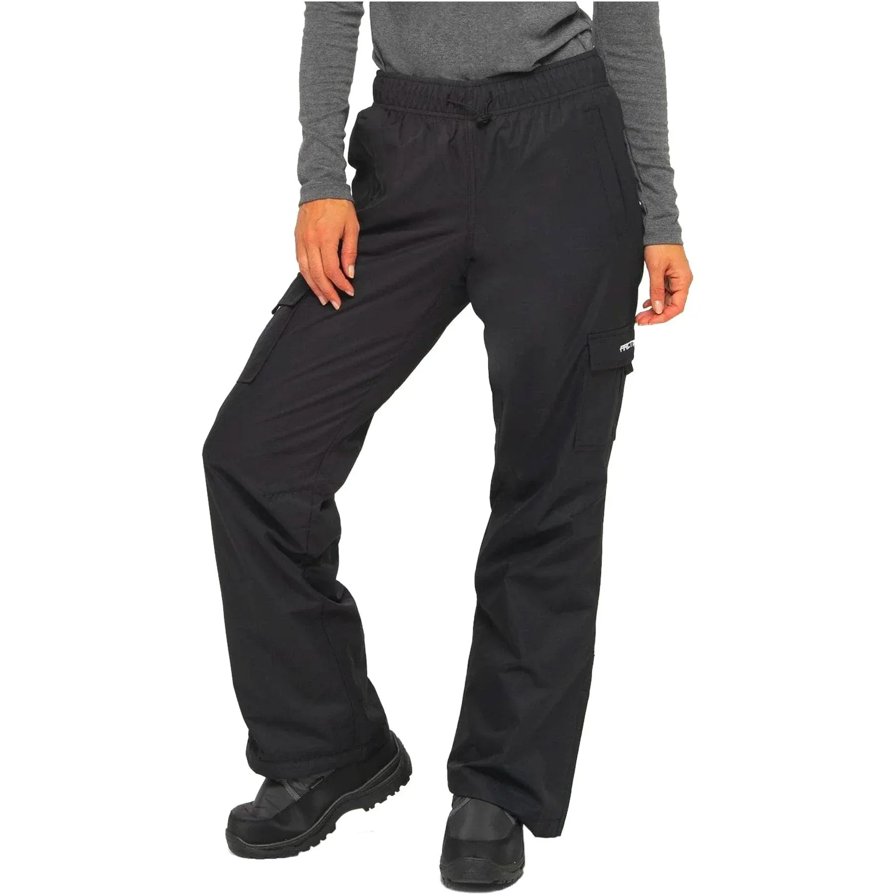 Arctix Women's Lumi Pull Over Fleece Lined Cargo Snow Pants