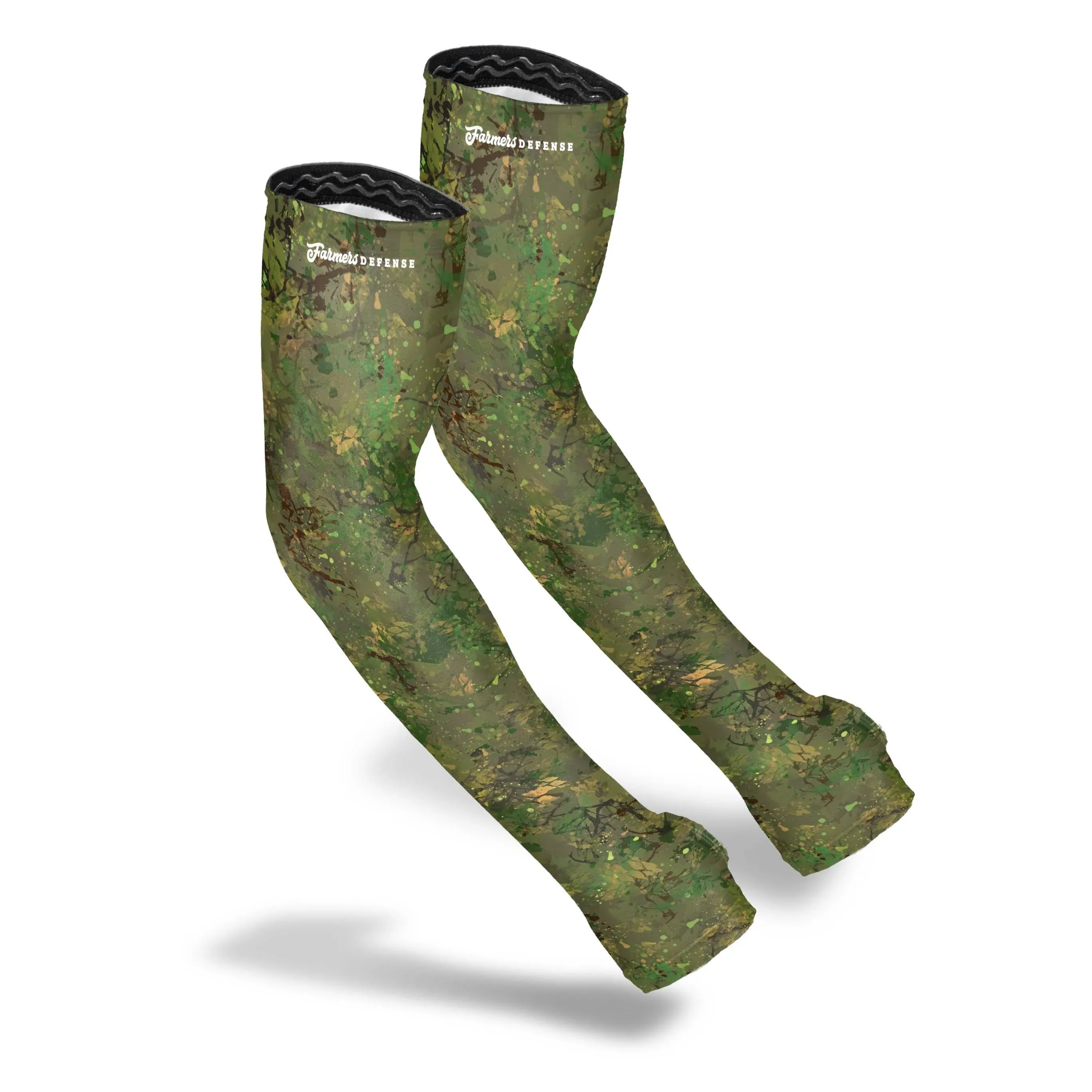 Farmers Defense Protection Sleeves- Green Brush Camo - S/M