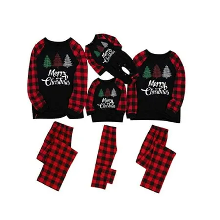 Family Matching Christmas Snowman Pajama Sets Cute Snowman Print Long Sleeve Parent-Child Outfit Home wear