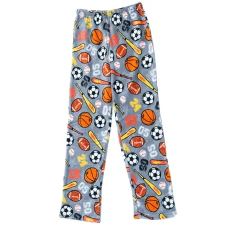 Prince of Sleep Plush Pajama Pants - Fleece Pjs for Boys