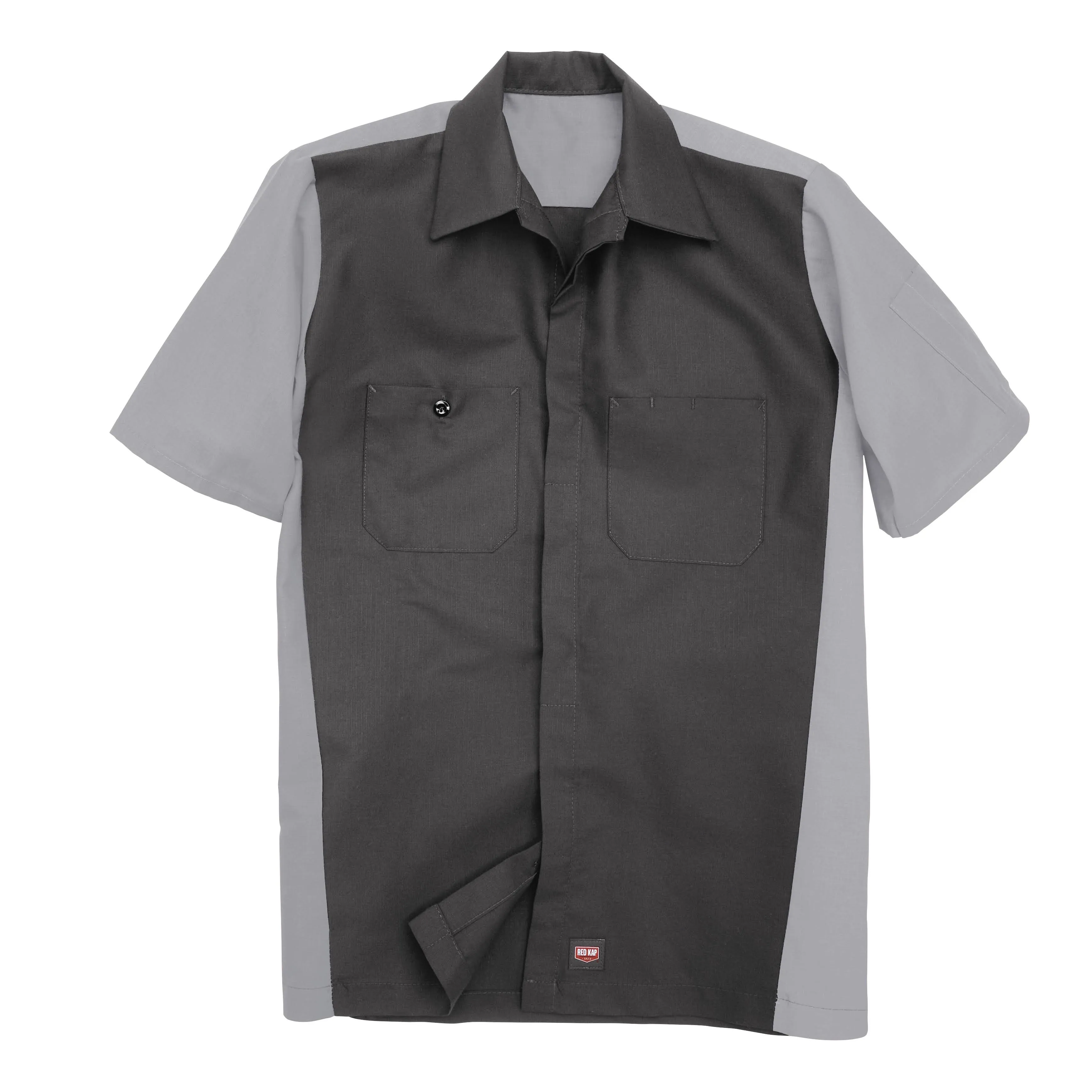 Red Kap Men's Short Sleeve Two-Tone Crew Shirt