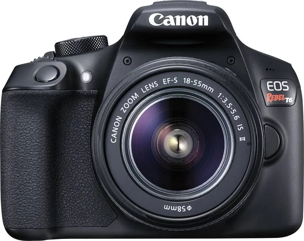 Canon EOS Rebel T6 Dslr Camera with 18-55mm Lens