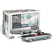 Revell Kit de modelo de nivel 4 1962 Chevrolet Impala Hardtop 3 en 1 Kit modelo a escala 1/25