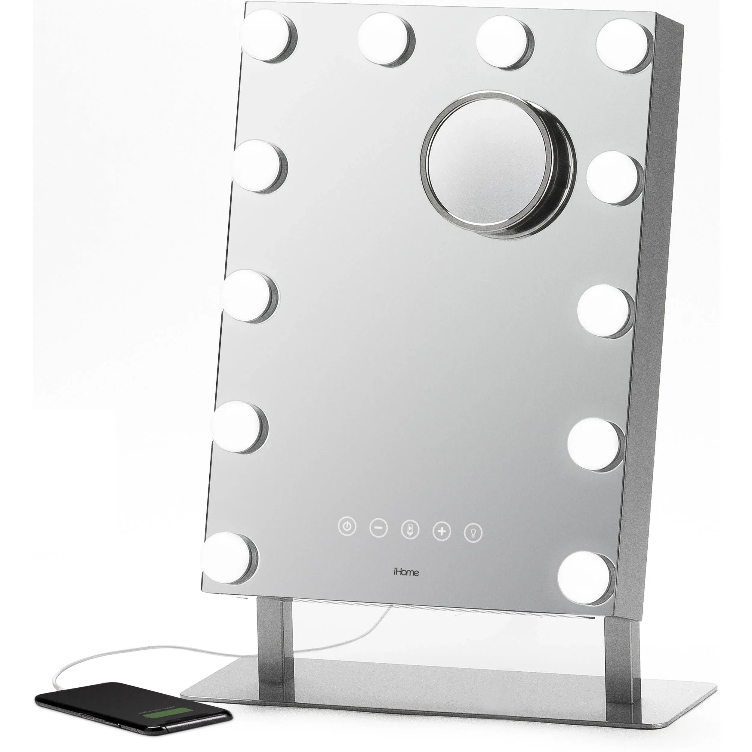 iHome Hollywood Pro Bluetooth Vanity Mirror