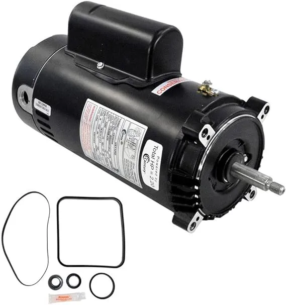 Puri Tech Replacement Motor Kit for Hayward Super Pump 2.5 HP SP2621X25 A.O. Smith Century UST1252 with GO-KIT-3