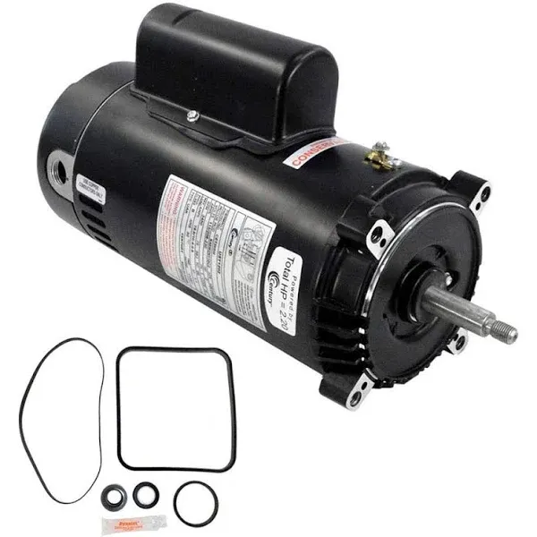 Puri Tech Replacement Motor Kit for Hayward Super Pump 2 HP Sp2615x20 A.O. Smith Century UST1202 with GO-KIT-3