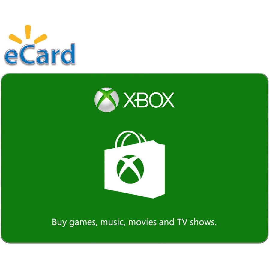 Microsoft Xbox Digital Gift Card (Email Delivery)