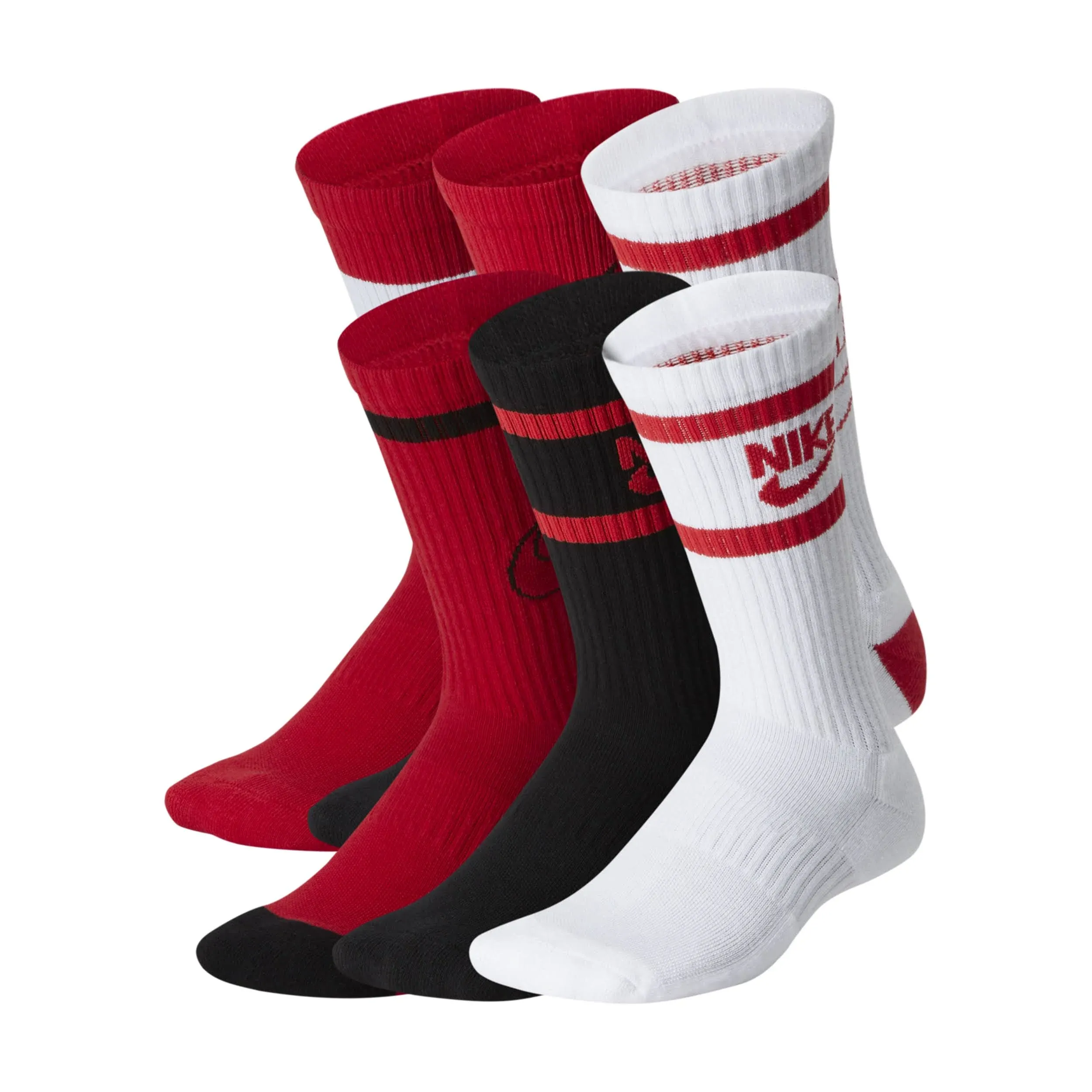 Nike Everyday Kids' Cushioned Crew Socks (6 Pairs)