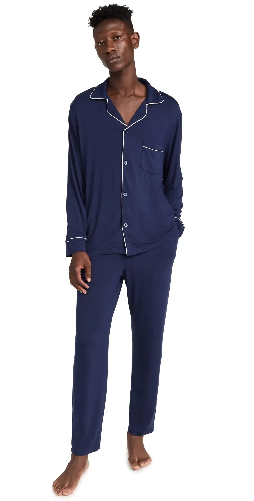 Eberjey William Pajama Set - Blue