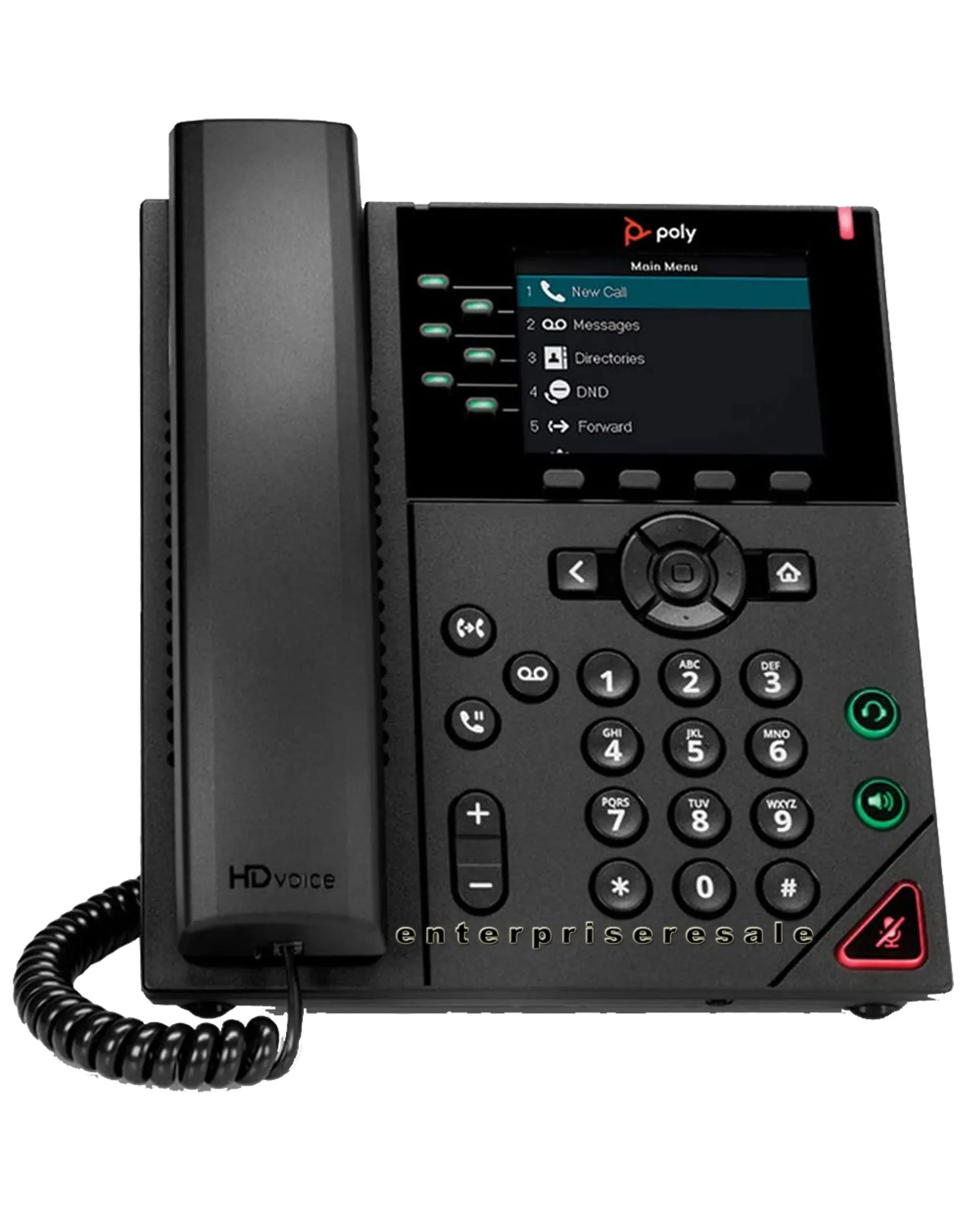 Polycom VVX 350 6 Line Desktop IP Phone