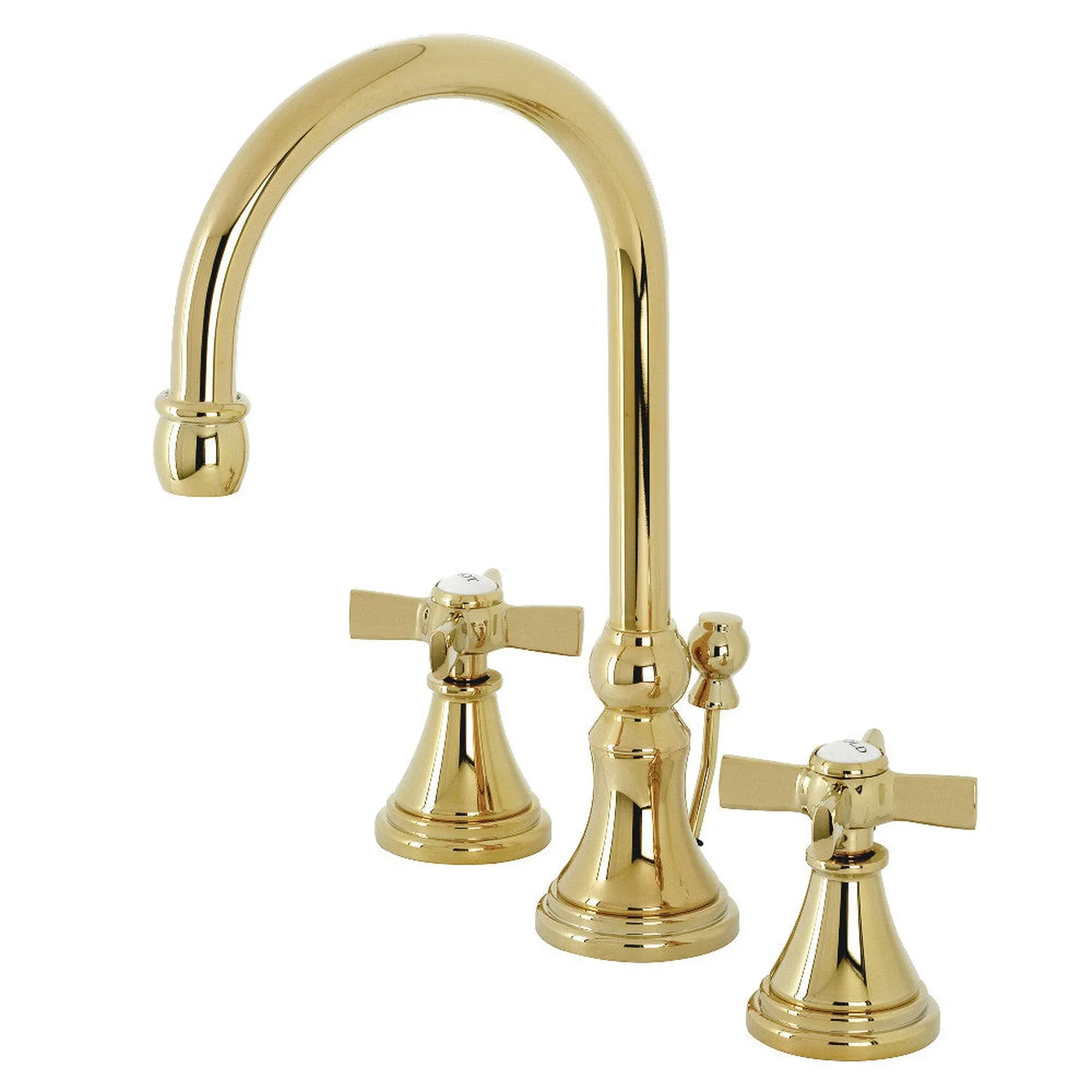 Kingston Brass KS2981ZX Millennium Widespread Bathroom Faucet, Polished Chrome