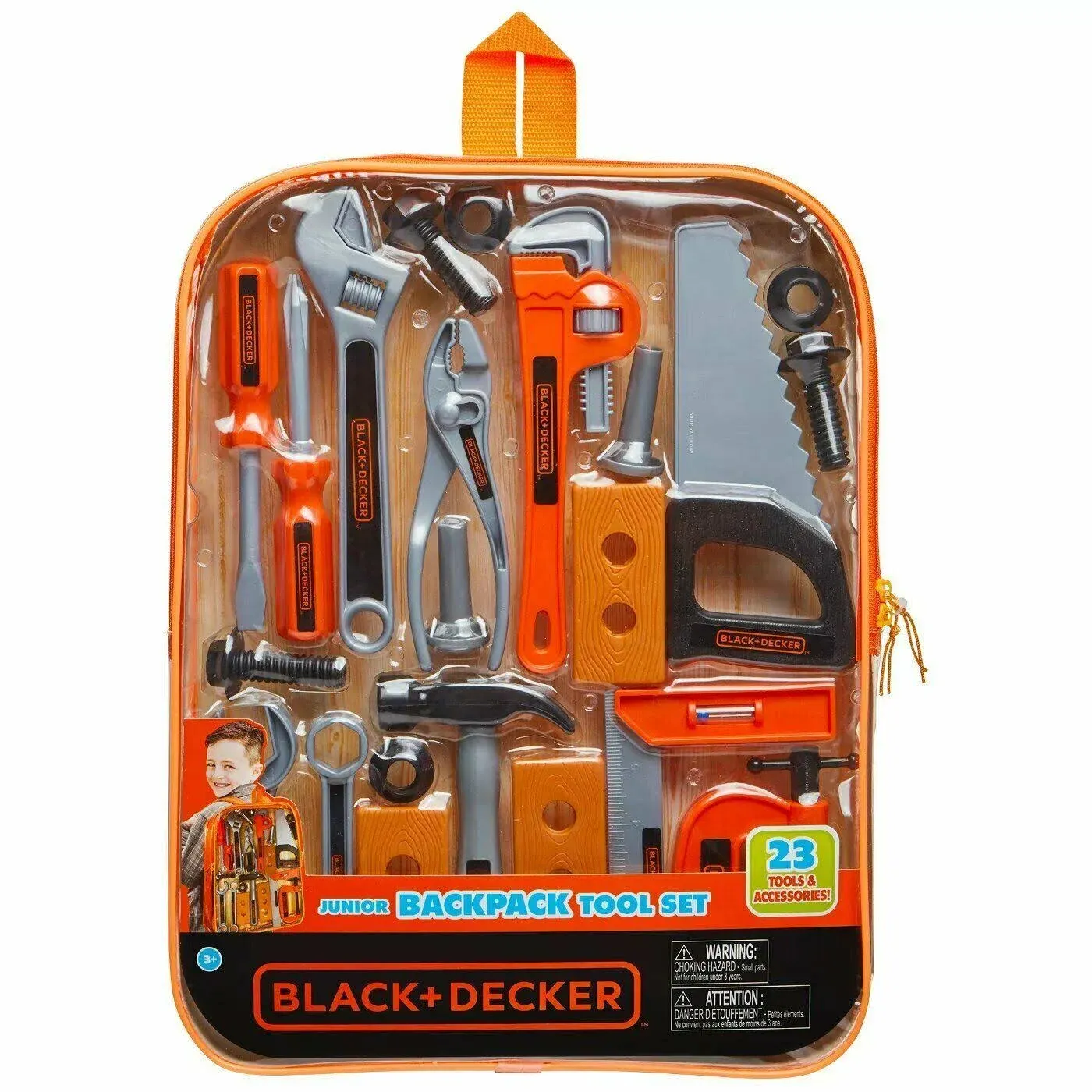 Pacific Designs Black & Decker Jr 23 Piece Backpack Tool Set