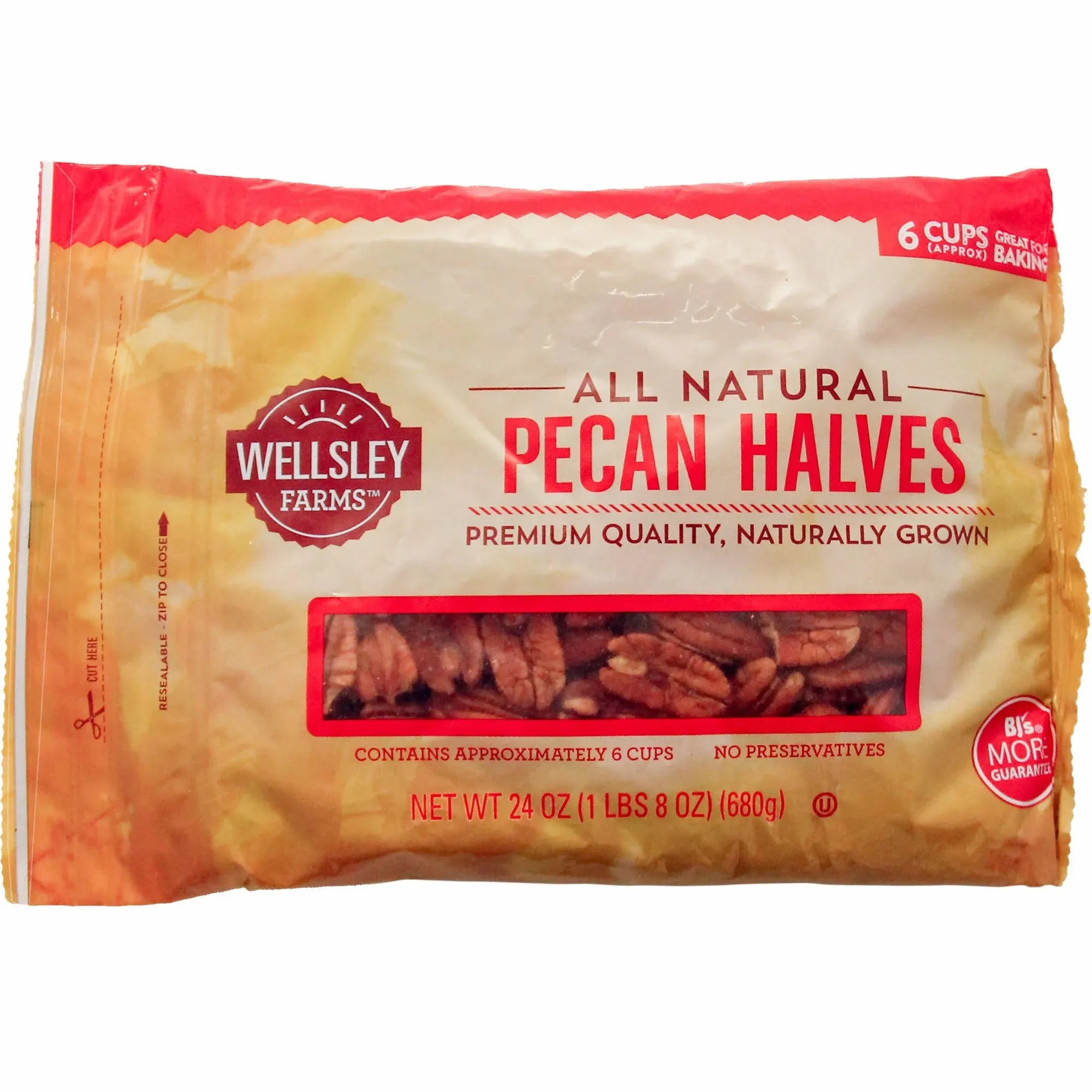 Wellsley Farms Pecan Halves 24 oz. | ShelHealth