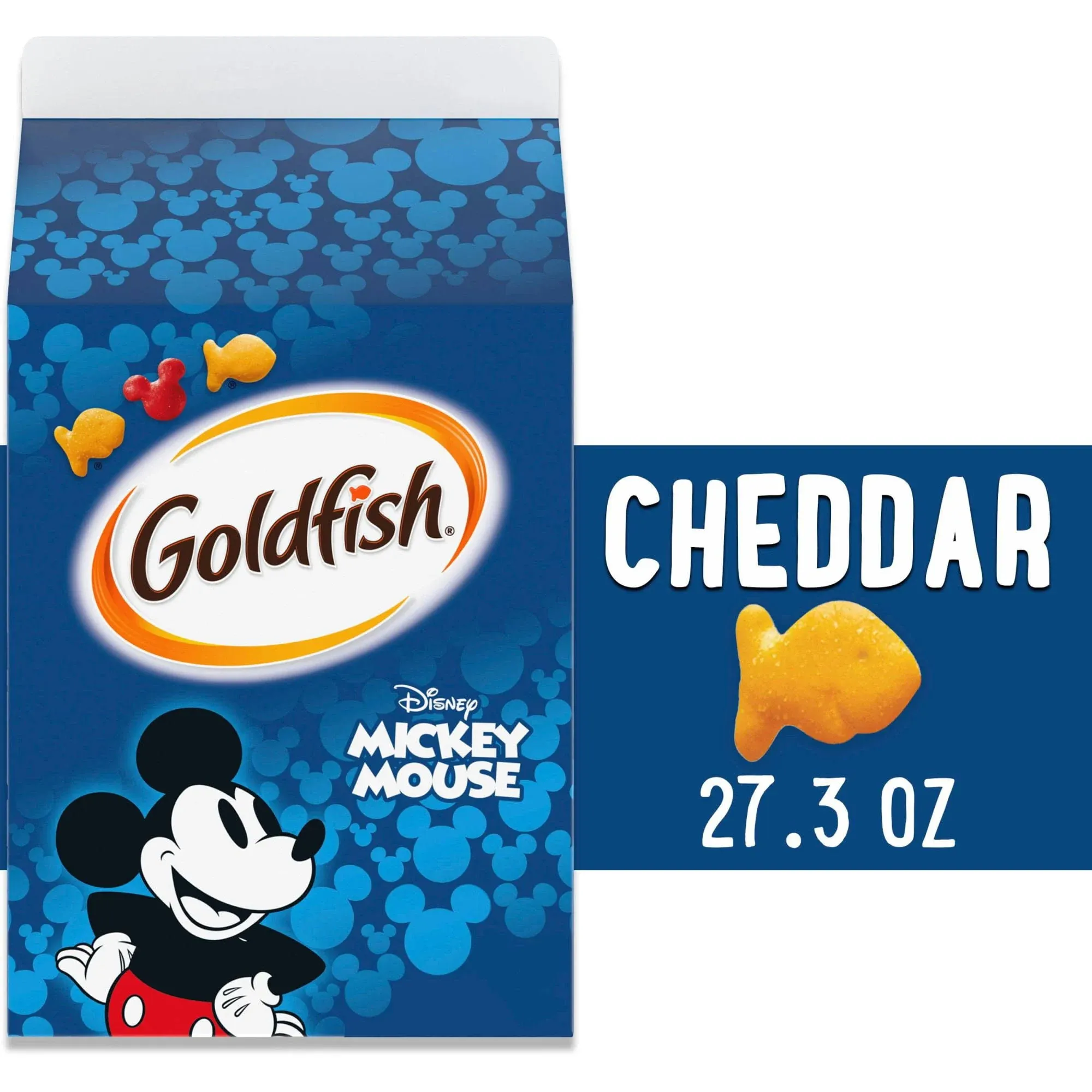 Goldfish Disney Mickey Mouse Cheddar Crackers - 27.3oz